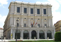 Fachada oeste del Teatro Real de Madrid