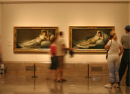 Las majas desnuda y vestida, de Goya, en las salas del museo